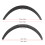 4pcs Front Rear Wheel Eyebrow Protector Widening 13