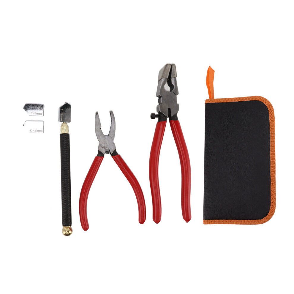 Glass Cutter Tool Kit Breaker Pliers Curve Jaw 8320539662329