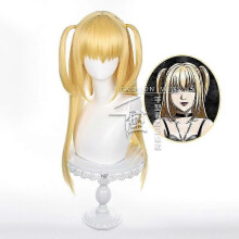 Death Note Misa Amane Cosplay Kostüm: Sexy Lederkleid mit Handschuhen, Strümpfen, Halskette, Uniform-Outfit