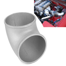90 Aluminum Turbo-Intercooler-Bogenrohr, 102 mm Außendurchmesser, universal