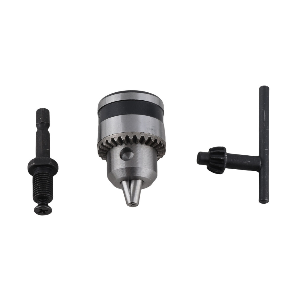 Light Wrench Drill Chuck 0.6-6.5MM 3/8-24UNF + 1/4