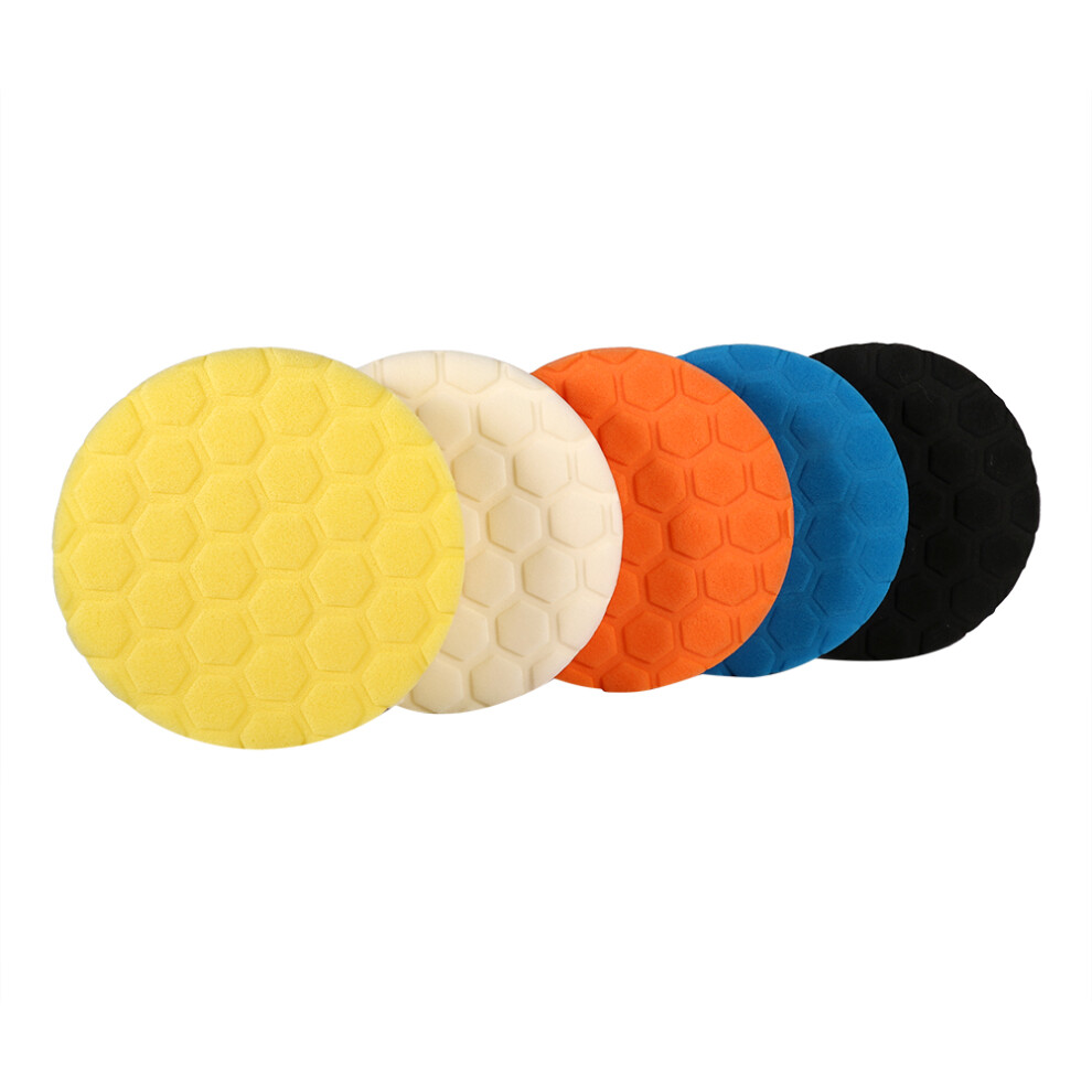 5Pcs Buffing Sponge Polishing Pad Hand Tool Kit 8320539663746