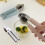 Garlic Press Stainless Steel Plastic Handle Garlic 6