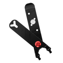 ZTTO Kompakt 4-in-1 Fahrradwerkzeug: Schwarze Kettenzange & Ventilverlust Entferner