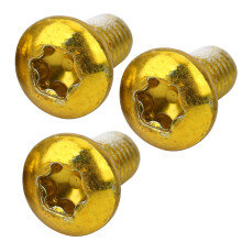 24 Stück ZTTO M5x10mm Goldstahl Fahrrad-Bremsenschrauben - Rostbeständig