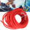 Rotes Latex-Gummiband 10 Meter 1,7 mm/4,5 mm für DIY-George oder Katapult Jagd 11