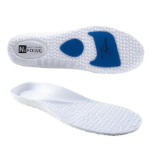 (43-44, White) 2pcs Sport Memory Foam Insoles For Shoes Sole Deodorant Breathable Cushion Pad Tw
