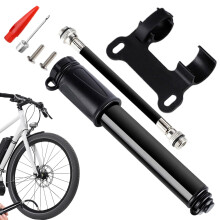 Portable Bike Pump - High Pressure Compact Bicycle Tire Inflator Tool for Urban Bikes, Family Camping, and Hiking