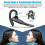 Trucker Wireless Bluetooth 51 Earpiece Headset Dual Mic Earbud Noise Cancelling 18