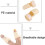 (Size 4) Plastic Adjustable Finger Splint Finger Protector For Sports TW 3