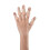 (Size 0) Plastic Adjustable Finger Splint Finger Protector For Sports TW 2