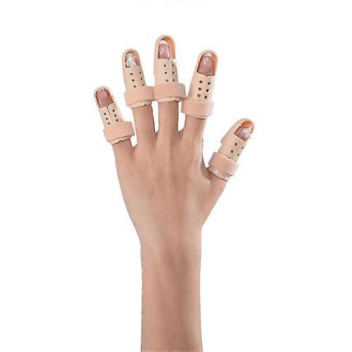(Size 0) Plastic Adjustable Finger Splint Finger Protector For Sports TW 1