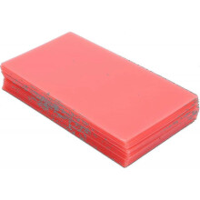18pcs Dental Base Plate Wax, Dental Wax Dentist Auxiliary Material Dental Wax Sheet, Molding Casting Wax Sheet Denture Material Dentist Lab Supply, Re