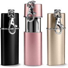 3 X Cigarette Pocket Ashtrays, Odor-proof Pocket Ashtrays Travel Ashtray - Ashtray for On The Go - Ashtray To Go (black + Pink + Champagne Gold)
