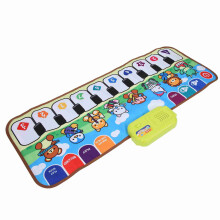 Interaktierte Baby-Musikmatte – Lautstärkeregler & Aufnahmefunktion, 90x30cm