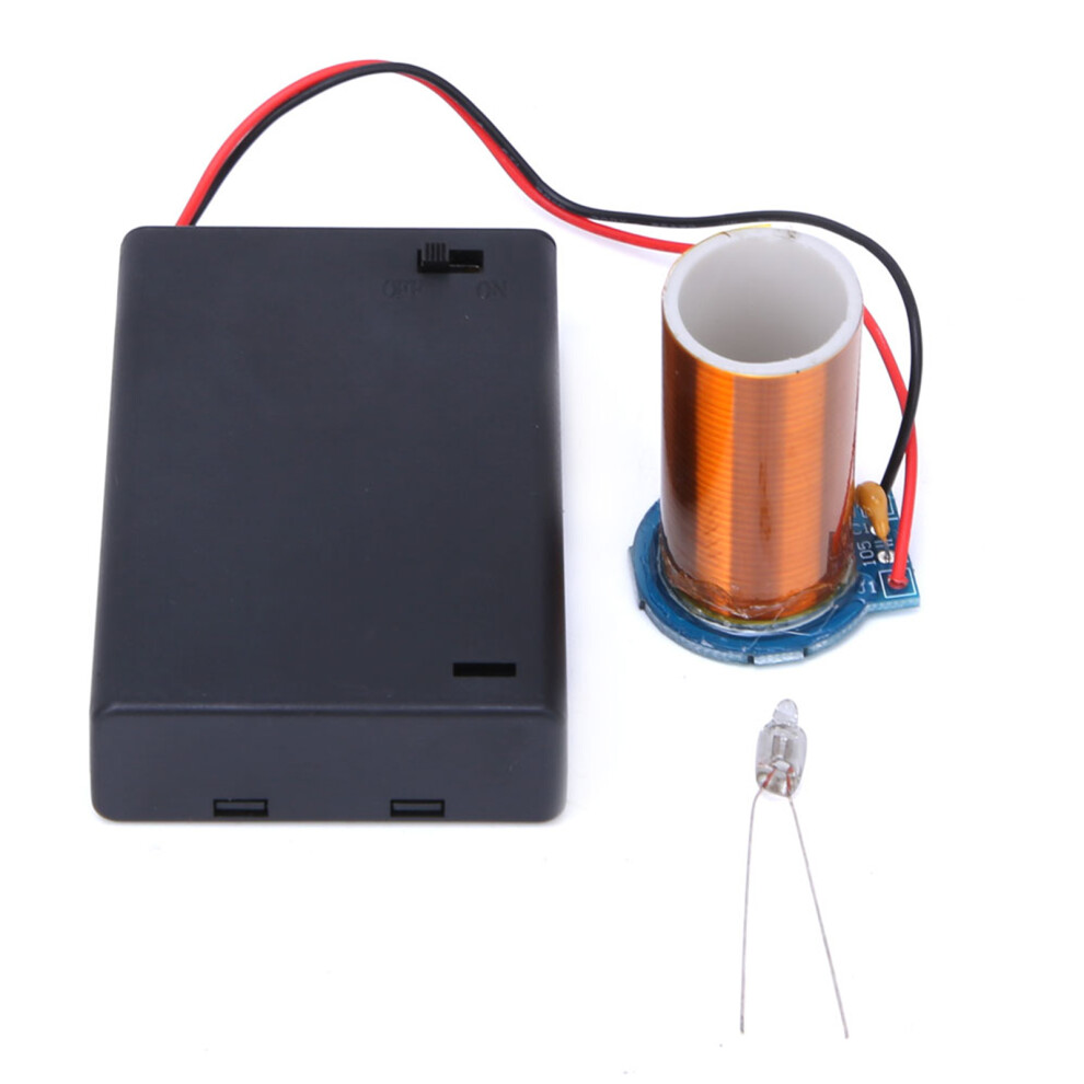Mini Tesla Coil Battery Powered No Arc Remote