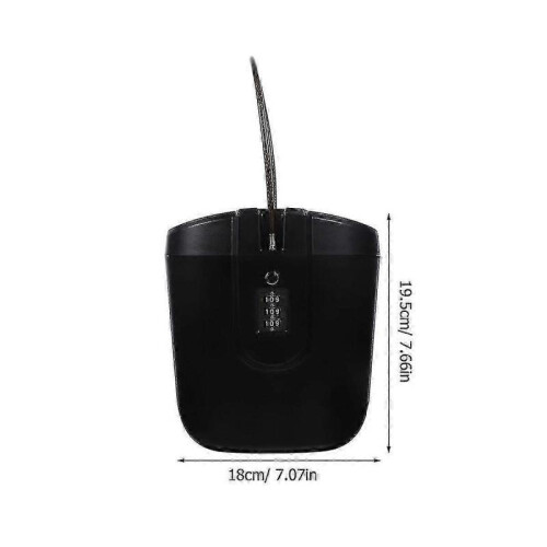 Portable Safe Lock Box Travel Safe Mini Beach Security Lock Box with Combination Lock Waterproof Ke 2