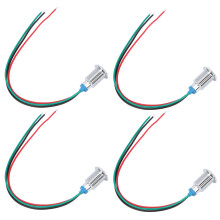 Wasserdichte Metall-2-Farb-10mm-Rund-LEDs Gemeinsame Anode 3-6V für Elektronik