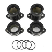 Artudatech 4x Carburetor Intake Boot Carb Fit for Kawasaki ZR750 Zephyr ZR-7 ZR7S GT750 91-06