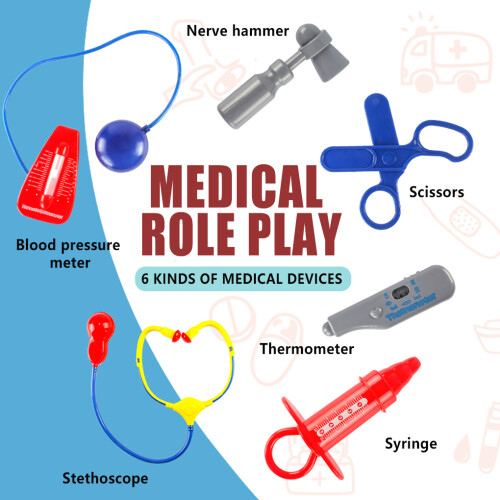 1 Set Kid Doctor Kit Interesting Educational Toy Simple Plaything for 1