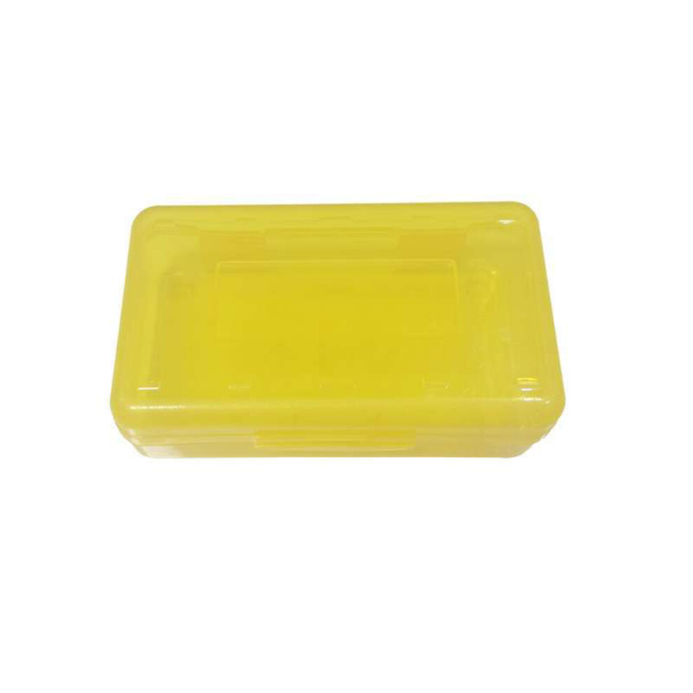 (Yellow) Pencil Case Pearly Lustre Stationery Box Supplies Office School-image-OPC-PK9D555-NEW