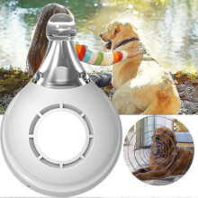 (white) Ultrasonic Flea And Tick Protection Pet Ultrasonic Pendant Against Ticks Usb Charging, Flashing Light To Prevent Pet Loss At Night Tw