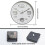 2851 12 Inch Living Room Round Decorative Clock 3