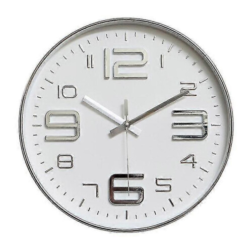 2851 12 Inch Living Room Round Decorative Clock 1