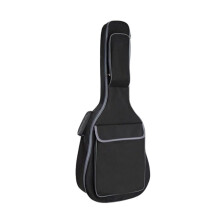 Guitar Bag 38 39 Inch Waterproof Acoustic Guitar Backpack, 12mm Oxford Padded Cotton Soft Carry Bag, Black