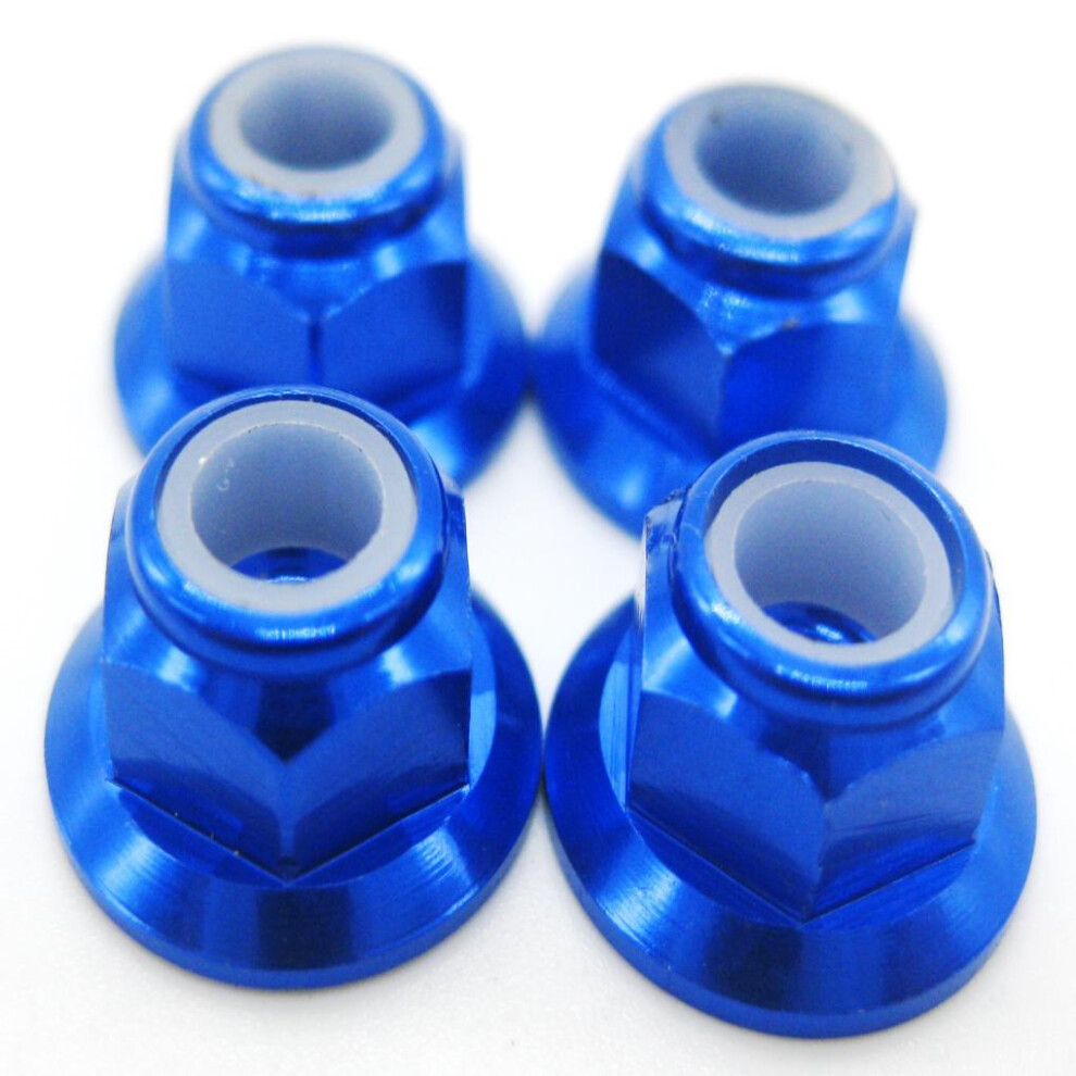 (Dark Blue) RCGOFOLLOW 4pcs Stainless Steel Rust-proof And Durable Tyre Nut For-image-OPC-PK9DCVK-NEW