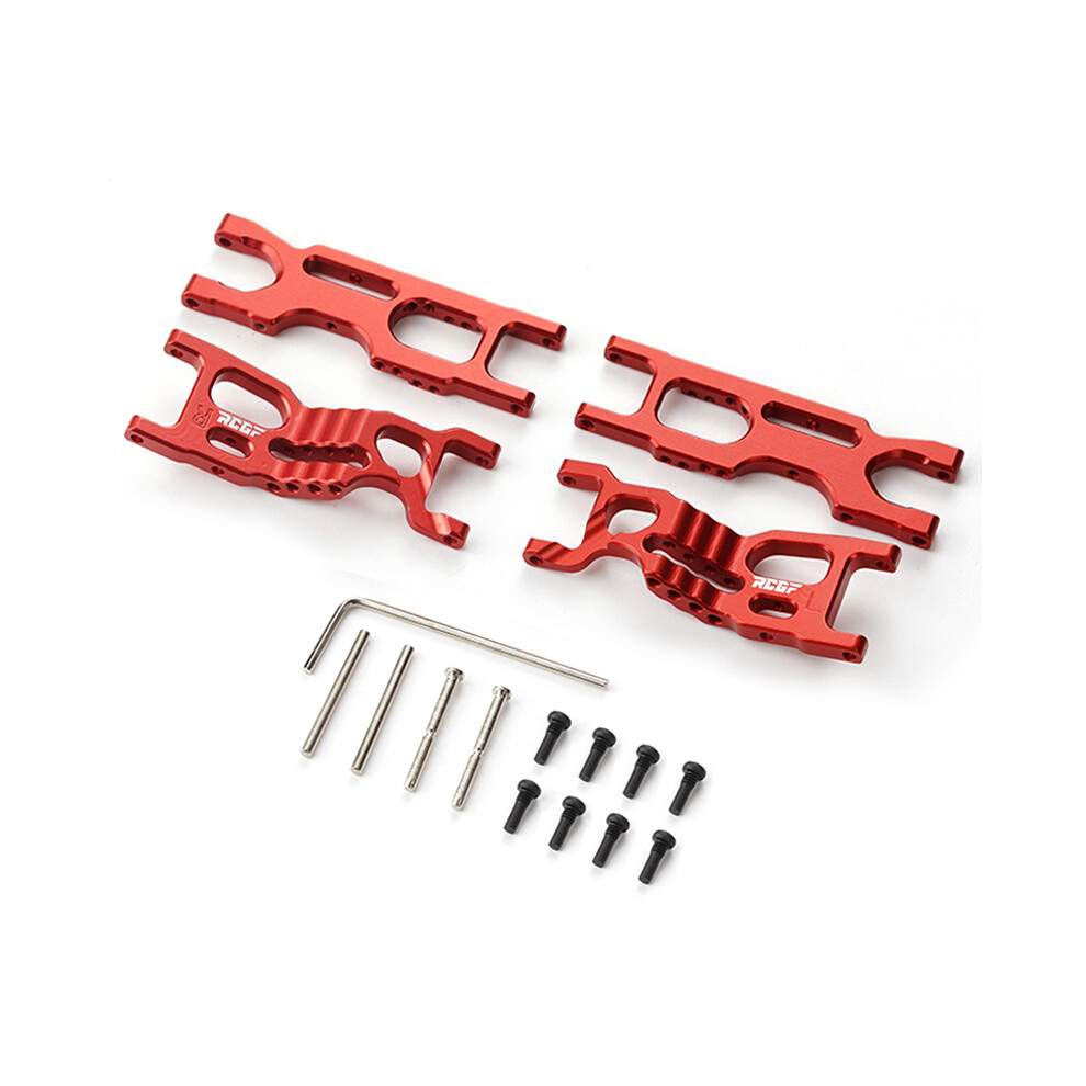(Red) Aluminum Alloy Front Rear Lower Suspension Arm For 1/16 LOSI Mini-B-image-OPC-PK9DF7T-NEW