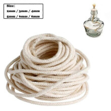 (4mm) 5m Long  Round Cotton Wick Burner For Kerosene Alcohol Lamp Torch Oil Wine Bottle Product Accessory TW