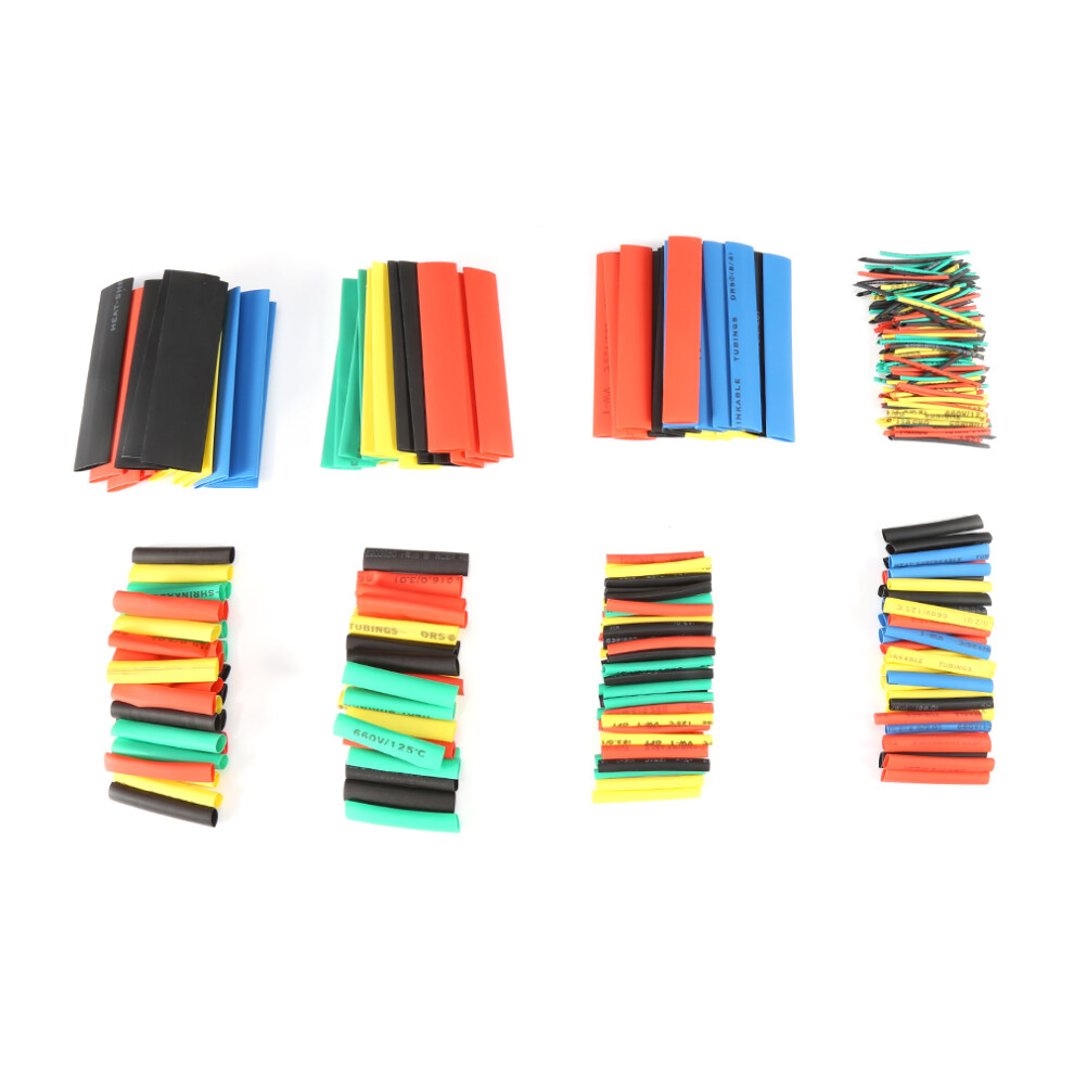 328pcs Mixed Color 2:1 Heat Shrink Wrap Sleeves