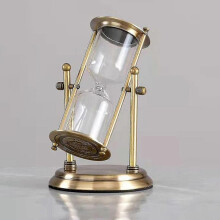 Empty Bottle Hourglass Empty Hourglass 360 Rotating & Engraving Brass Sand Clockmetal Sand Watch