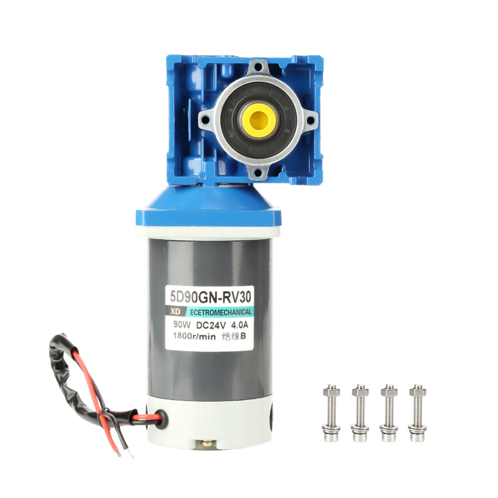 DC24V 90W 5D90GN-RV30 Worm Gear Motor Speed