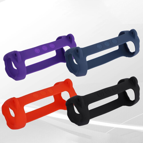 Durable Silicone Speaker Case with Shoulder Strap for Easy Access, Soft Cover, Compatible with Various Speaker Models 2