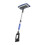 Removable Ice Scraper with Rotating Head - Non-Scratch Snow Removal Tool for Windshield, Automotive Use, Blue 1