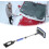 Removable Ice Scraper with Rotating Head - Non-Scratch Snow Removal Tool for Windshield, Automotive Use, Blue 3