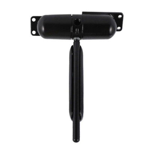 2 Set 20-70kgs Black Adjustable Surface Mounted Spring Door Closer Automatic Door Closer Fire Rated 1