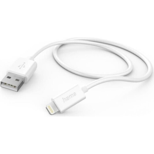 Hama Hama Ladekabel, USB-A - Lightning, 1 m, White () - 00201579