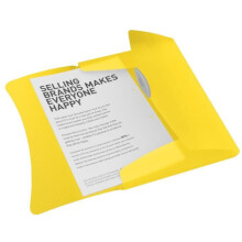 ESSELTE Carpeta 3 Solapas VIVIDA Polipropileno Amarillo