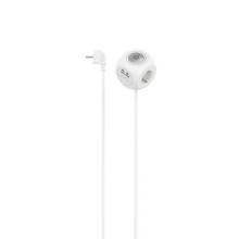 Multiprise Cube - HAMA - 3 Stopcontacten - 4 USB-poorten - Verlichte Schakelaar - 1,5M