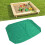 Green Sandbox Cover Square Sandbox Pool Protective 12