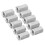 10pcs M8 Long Rod Nut Hex Hexagonal Sleeve Nut 10