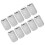 10pcs M8 Long Rod Nut Hex Hexagonal Sleeve Nut 3