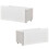 Tiroir de lit - WF - 2 tiroirs - Blanc - Utilisation avec lit d'enfant - Rangement pratique 4