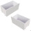 Tiroir de lit - WF - 2 tiroirs - Blanc - Utilisation avec lit d'enfant - Rangement pratique 3