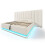 Lit - MUVOE - 180 x 200 - Acolchado - LED con control de app - Carga USB-C 4