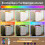 Commode - MUVOE - 6 Tiroirs - Éclairage LED - Brillant - 115 x 73 x 39 cm 5