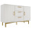 Commodes - MUVOE - 2 deuren - 3 lades - Verstelbare planken - Wit 6